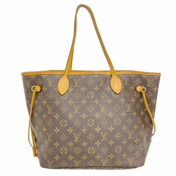 LOUIS VUITTON Brown Monogram Neverfull MM Tote Bag - Picture 1 of 14